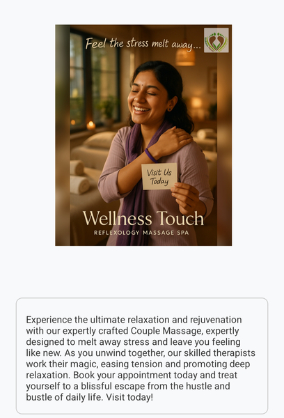 Cover photo of Wellness Touch Reflexology massage spa: massage at home service